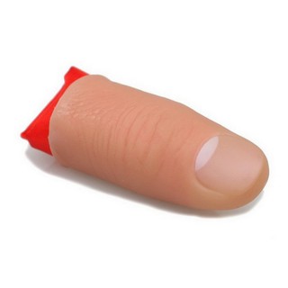 [Freeship] Ảo thuật ngón tay cứng, thumbtip nhựa cao cấp trắng đẹp giống thật (tặng Clip hướng dẫn)