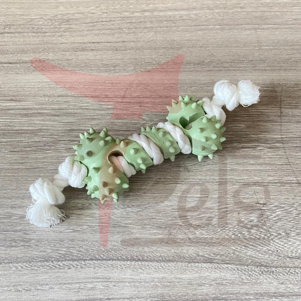 Tpets Đồ Chơi Cao Su Hình Xương Gai Cho Chó Mèo, Giúp Sạch Răng