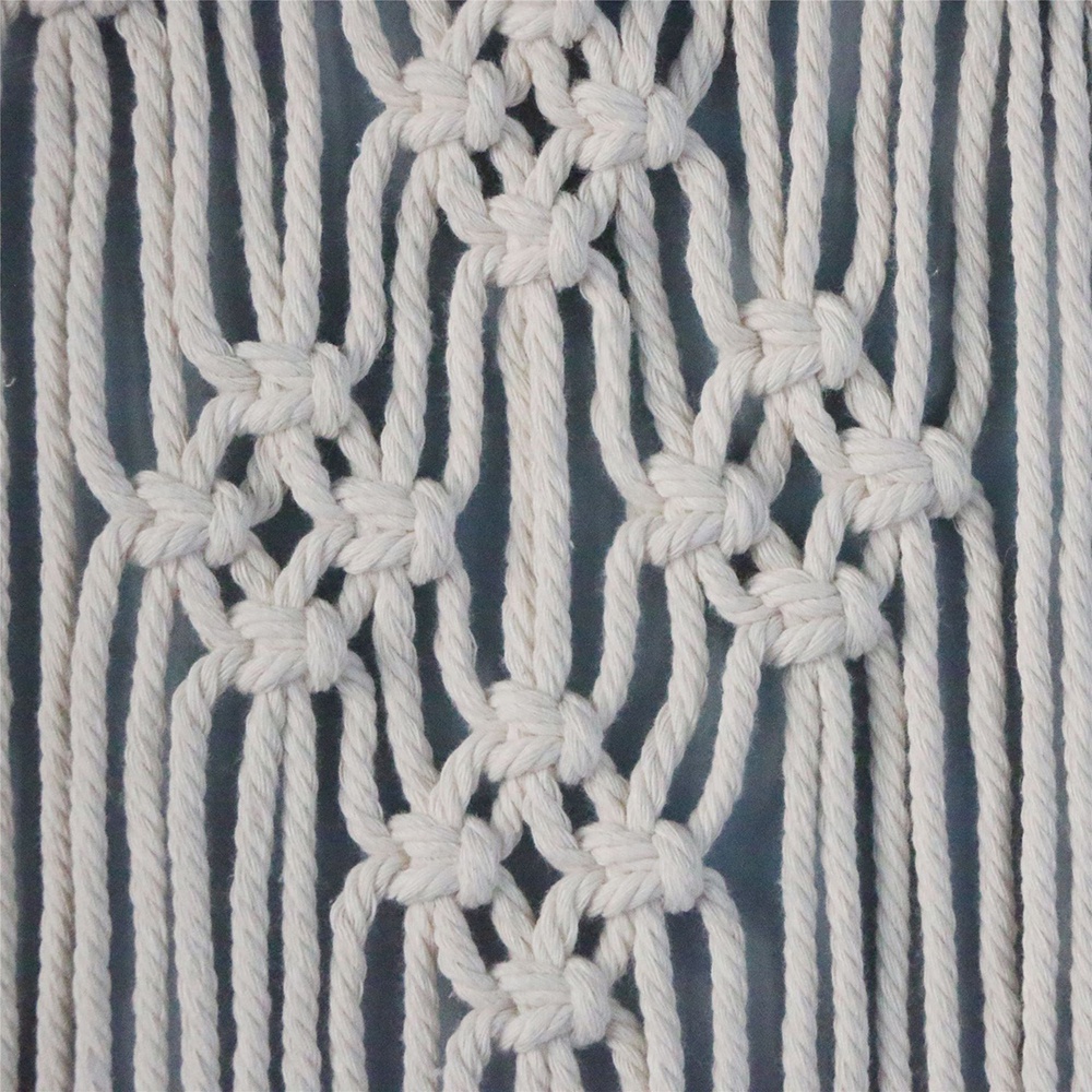 Thảm Macrame Đan Tay Treo Tường Trang Trí 25*73CM