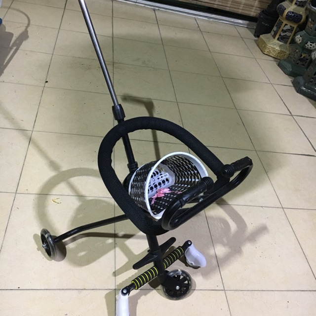 Xe đẩy 5 bánh gấp gọn
