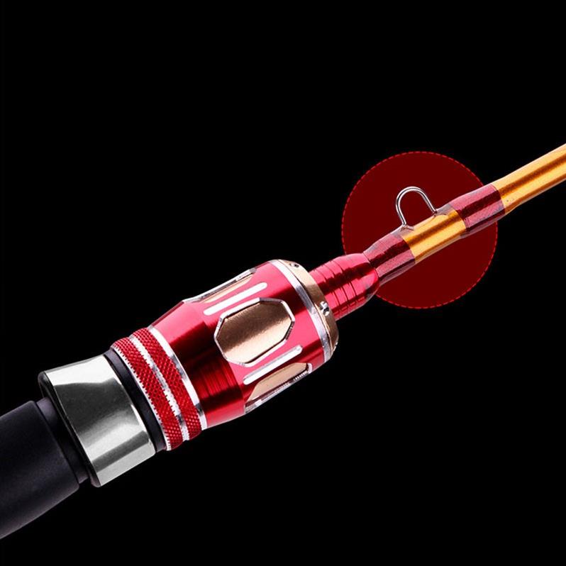 Cần câu lure ULtralight siêu dẻo máy đứng và máy ngang 1m8 UL-vàng Đồ câu phía bắc