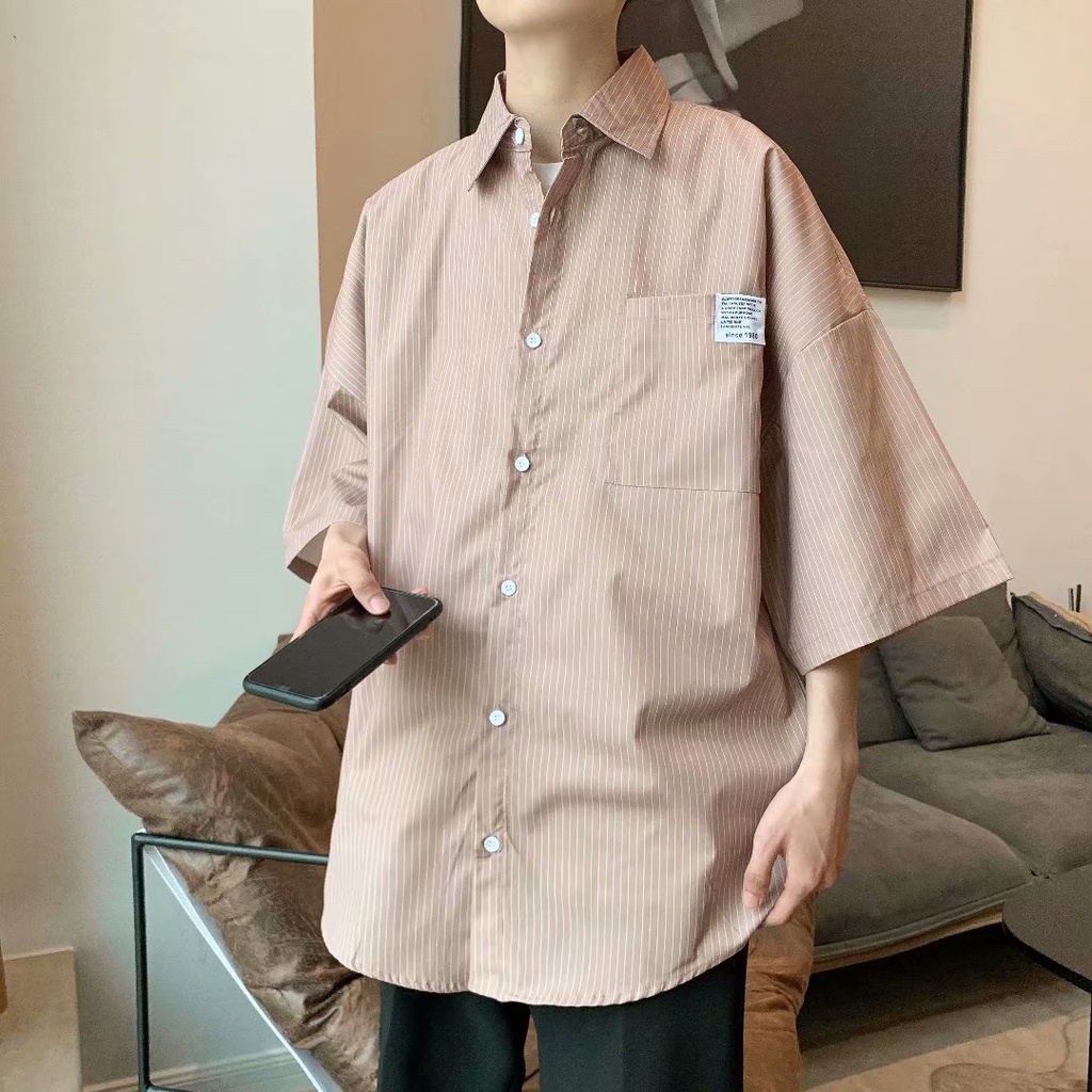 Fashion Printed Short Sleeve Shirt For Men