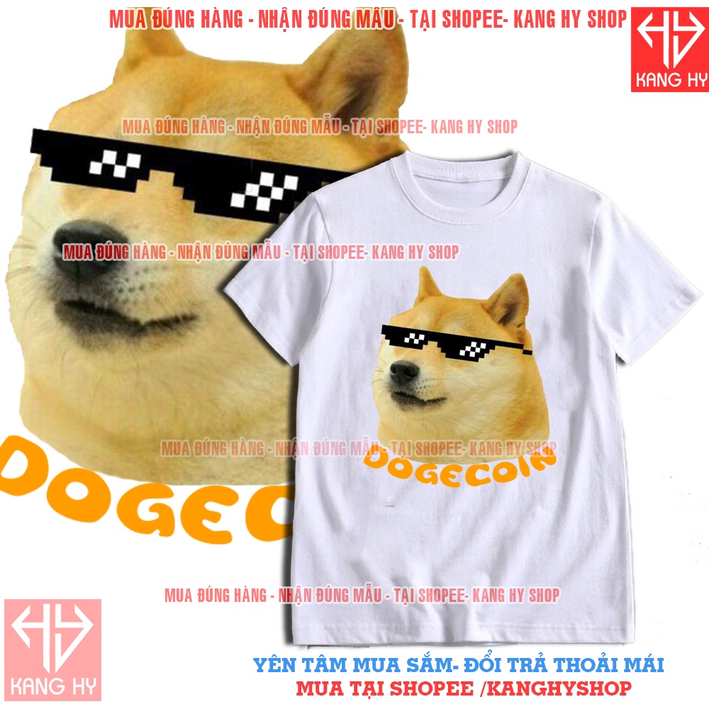 Áo Thun Cheems Dogecoin Tay ngắn Cực Chất Độc Lạ Có Tay Lỡ F354 Kanghyshop