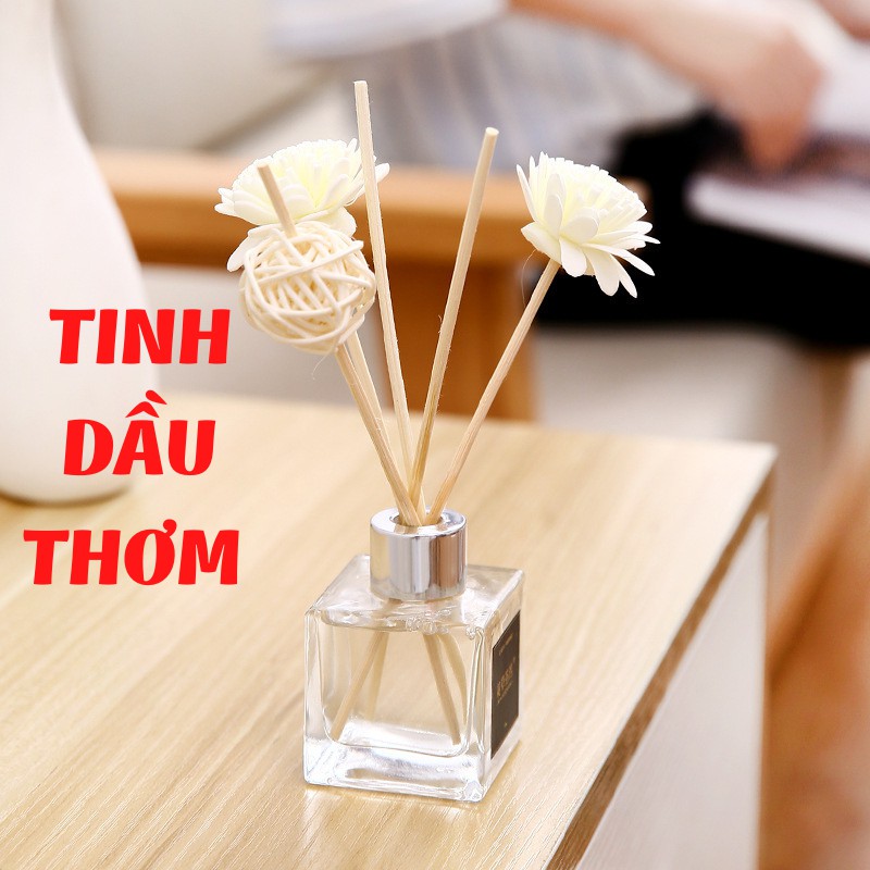 Tinh Dầu Thơm Phòng, Nước Hoa Để Bàn Que Gỗ Tự Khuếch Tán Mùi Thơm LEON OFFICIAL