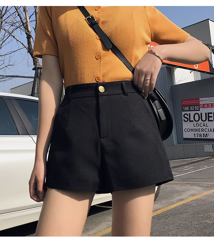 Quần Short Chữ A Lưng Cao Dáng Rộng Thời Trang Xuân Hè 2021 Cho Nữ | BigBuy360 - bigbuy360.vn