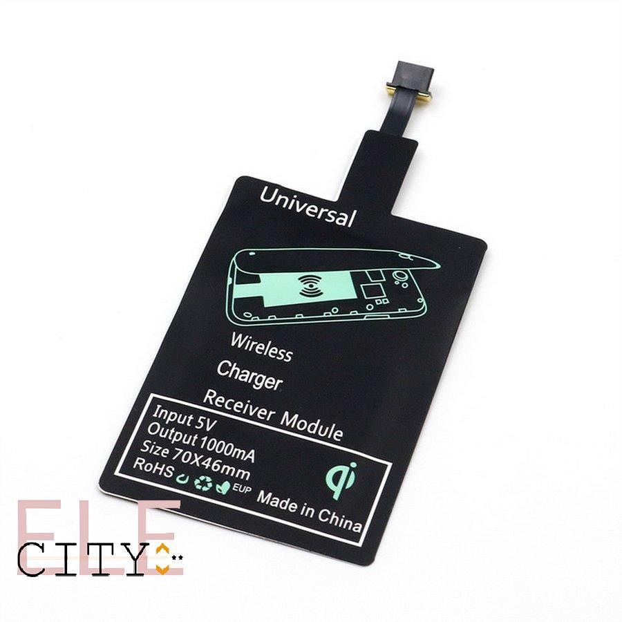 111ele} Wireless Charger Adapter Wireless Receiver Type-C/Android/Apple Interface