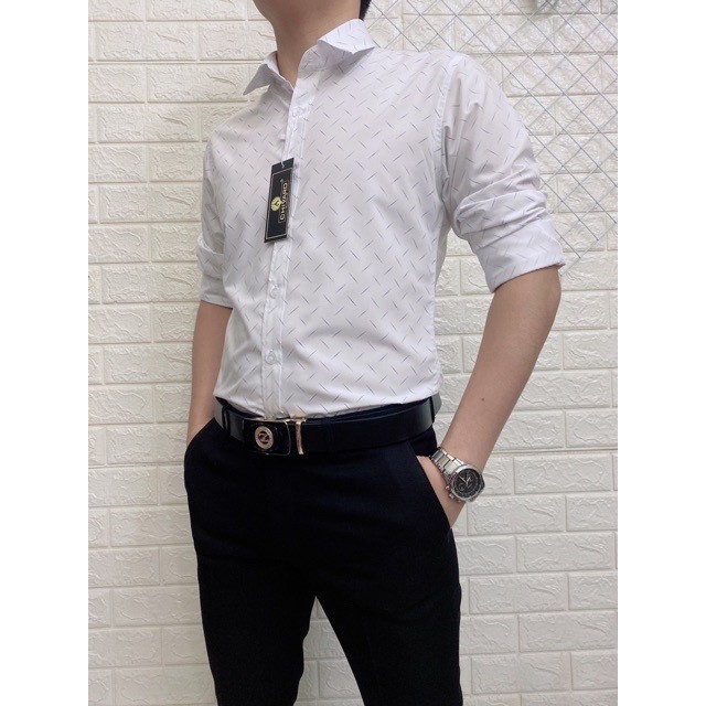 Áo Sơ Mi Hoa Nhí Đủ Màu Trắng Xanh Nhạt Xanh Đậm Dành Cho Nam Và Nữ Siêu Sales Hot Nhất Mina-Fashion Trong Năm Nay 1006