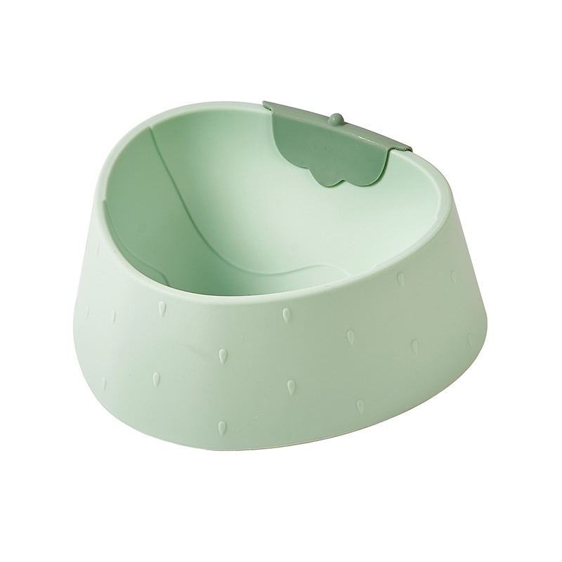 chén nhựa hình trái dâu xinh xắn cho chó mèo