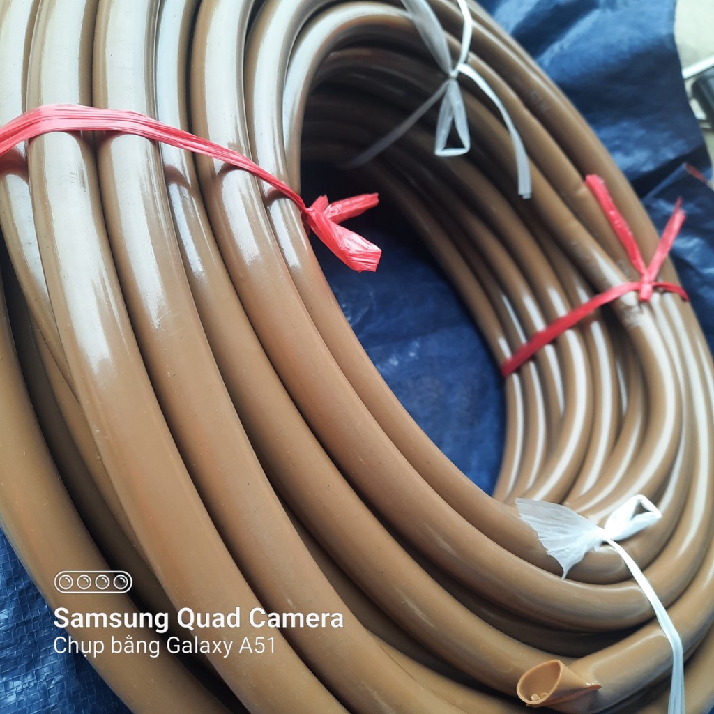 1 cuộn 50 mét dây dẫn nước, ống dẫn nước nhựa dẻo mềm phi 21mm dày 0.8mm nặng 3,5kg