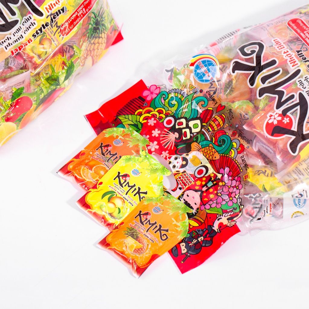 Thạch Rau Câu Long Hải Phong Cách Nhật Bản Kimiko Túi 990 G