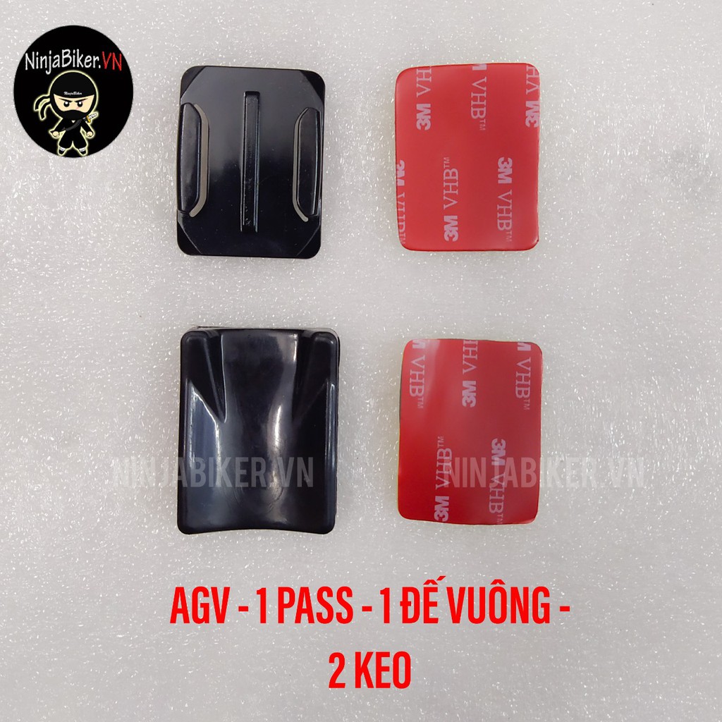 PASS GẮN CẰM CÁC DÒNG CHUYÊN DỤNG( 1 pass+ 1 đế vuông+ 2 keo)