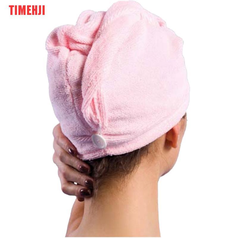 (Hàng Mới Về) Khăn Quấn Tóc Làm Từ Sợi Microfiber Chất Lượng Cao