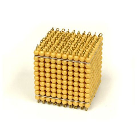 KHỐI 1000 HẠT CƯỜM VÀNG MONTESSORI