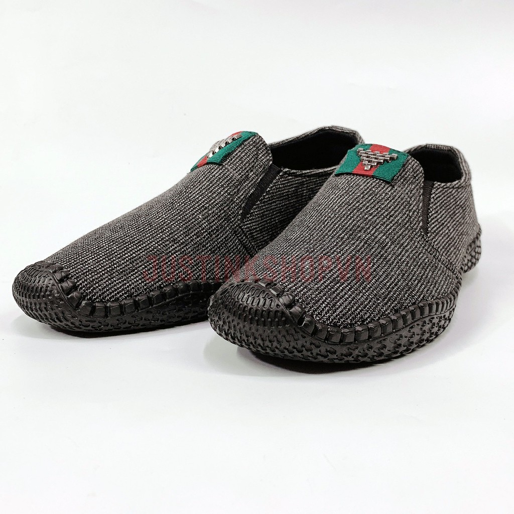 Giày Lười Slip On Nam Với Kiểu Khâu Yz Cực Kì Hiện Đai