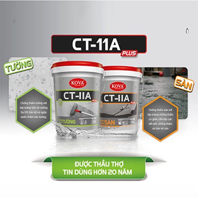 Chống thấm SÀN cao cấp KOVA CT11A - Lon 1kg