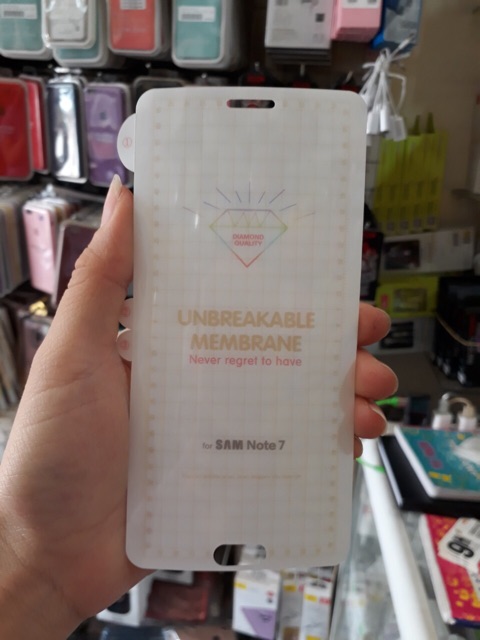 Miếng dán dẻo PPF cho Galaxy Note 7/ Note FE Full màn hình trong suốt