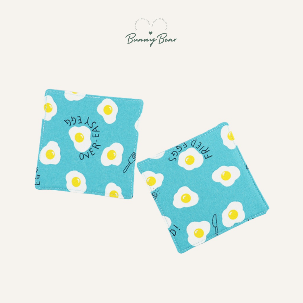 Lót ly vải in hình xinh xắn | Bunny Bear