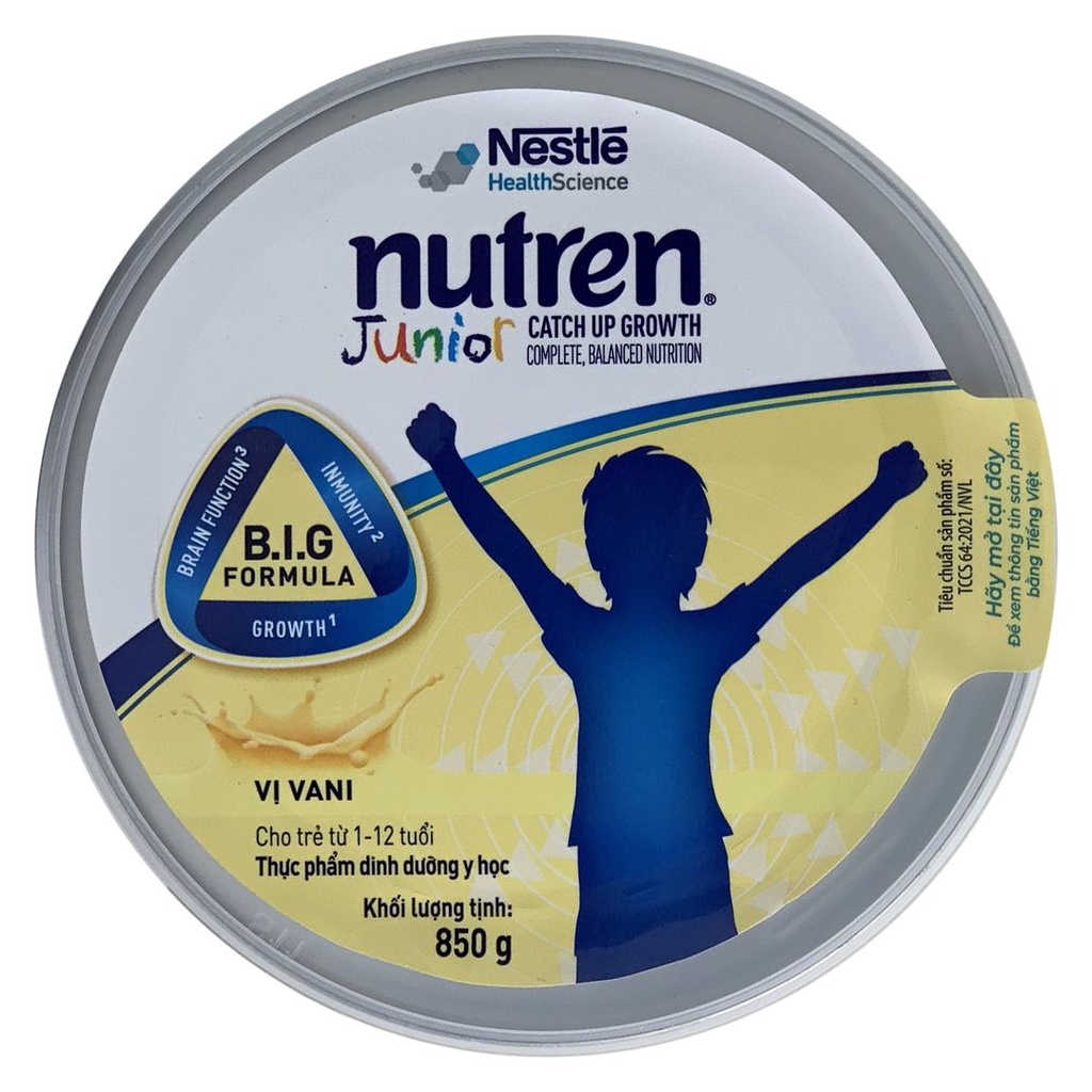 Sữa Nutren Junior Hộp 800G (Date mới) Hương Vanilla Chính Hãng Giá Tốt