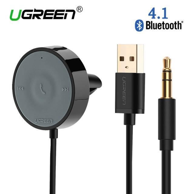 Bộ Bluetooth âm thanh 4.1 Ugreen 30447 kết nối điện thoại trên xe hơi có hỗ trợ Micro CM124