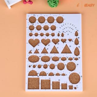 IE❤Paper Quilling Template Mould Board Crimper DIY Paper Scrapbooks Cork Tool