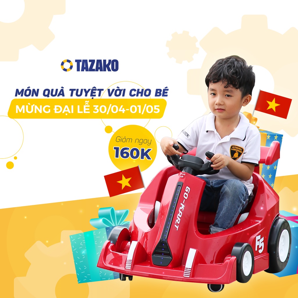 Xe  ô tô Điện  Tazako F5 3 bánh  có điều khiển từ xa sang trọng hiện cao cấp vui chơi trãi nghiệm tận hưởng mọi niền vui