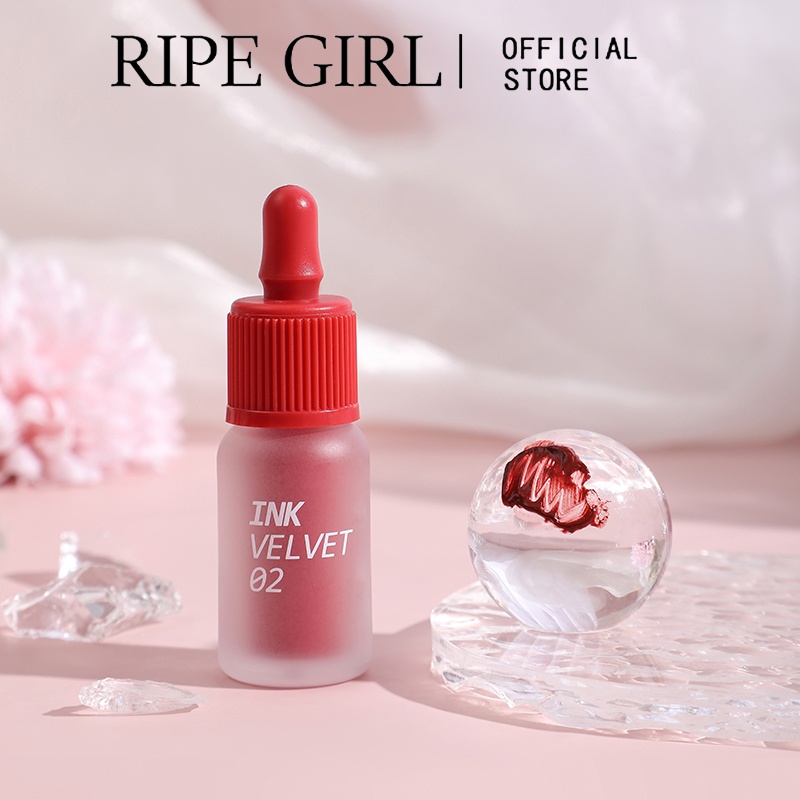 Son môi Ripe Girl dạng lỏng chống thấm nước tiện lợi với 6 màu