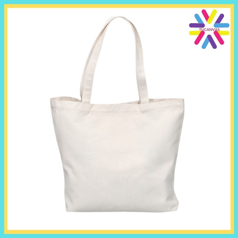 Túi tote vải canvas trơn đeo chéo đeo vai đựng đồ giá rẻ đi học thời trang TUCANVAS TCV18