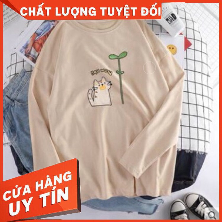 ÁO THUN TAY DÀI FORM RỘNG CÁ TÍNH CÓ UP VIDEO HÀNG THẬT - Hàng nhập khẩu