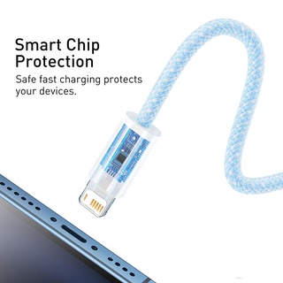 Dây cáp sạc nhanh Baseus cổng USB sang IP 2.4A
