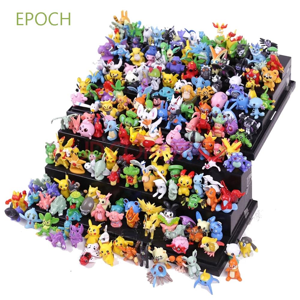 EPOCH Set 144 Mô Hình Đồ Chơi Pikachu Bằng Nhựa Pvc 2-3cm