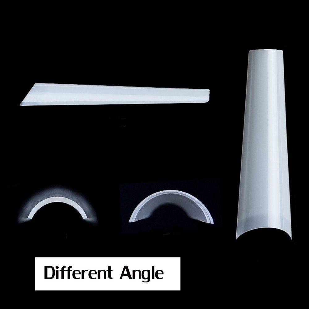 Set 500 Móng Tay Giả 10 Kích Cỡ Hình Chữ C