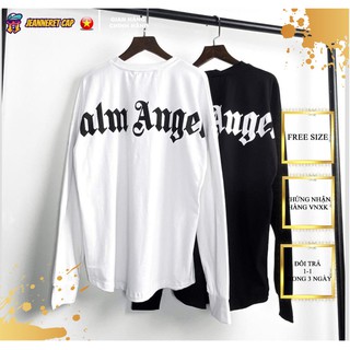 Áo thu đông Palm angels ,Palm Angel unisex cao cấp, Áo thun Full size Đen Trắng