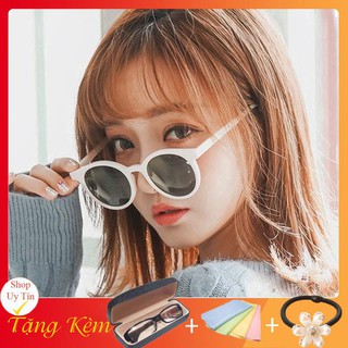 [FULL BOX] Kính V Gọng Tròn Trắng Thời Trang Nữ Hot Hit 2020