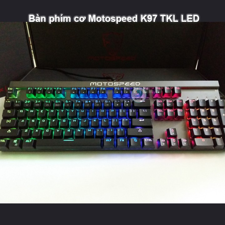 [Mã 267ELSALE hoàn 7% đơn 300K] Bàn phím cơ Motospeed K97 TKL LED Blacklight Gaming Keyboard