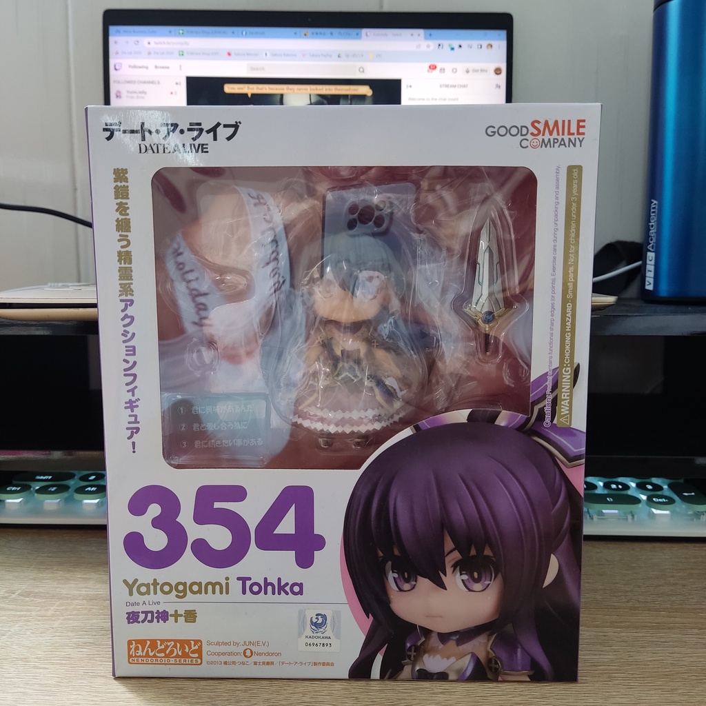 Mô hình chính hãng GSC GOODSMILE COMPANY NENDOROID 354 TOHKA YATOGAMI - DATE A LIVE