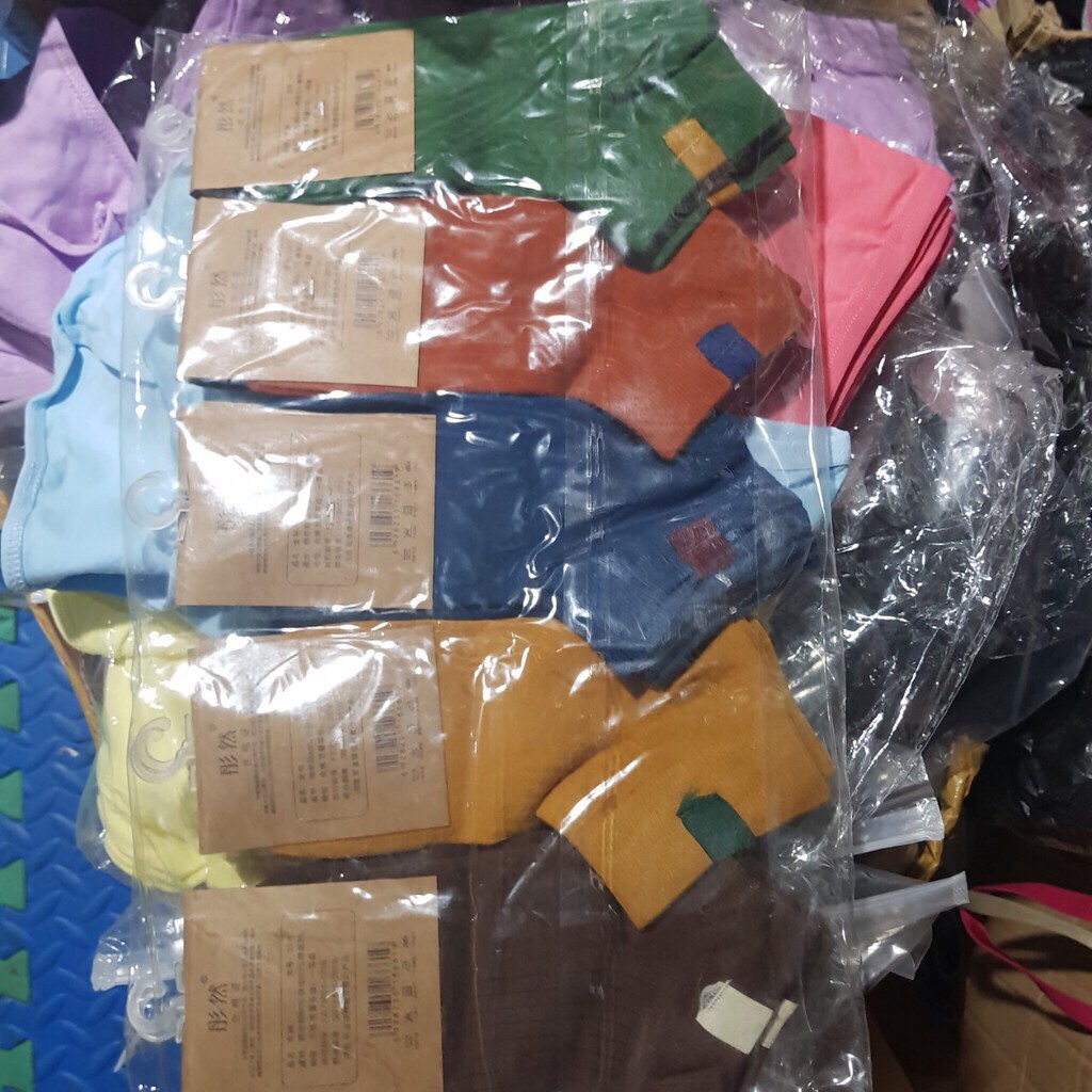 Set 5 đôi tất sọc vintage phong cách hàn quốc