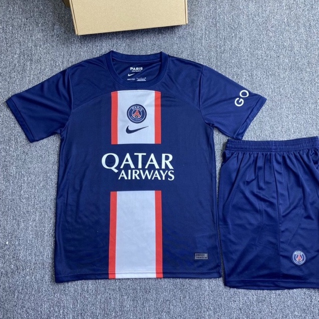 Quần Áo Bóng Đá CLB PSG Sân Nhà, Sân Khách Mùa 2022/2023- Chuẩn Mẫu Thi Đấu 99% Vải Thái