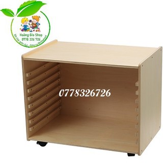 Tủ đựng bản đồ Montessori - Map Cabinet
