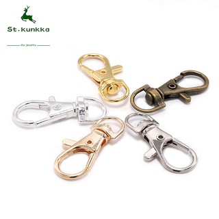 Khóa Tôm Hùm St.Kunkka - Bộ 10 Chiếc Màu Vàng/Bạc - Phụ Kiện DIY Túi Xách, Thắt Lưng, Trang Sức