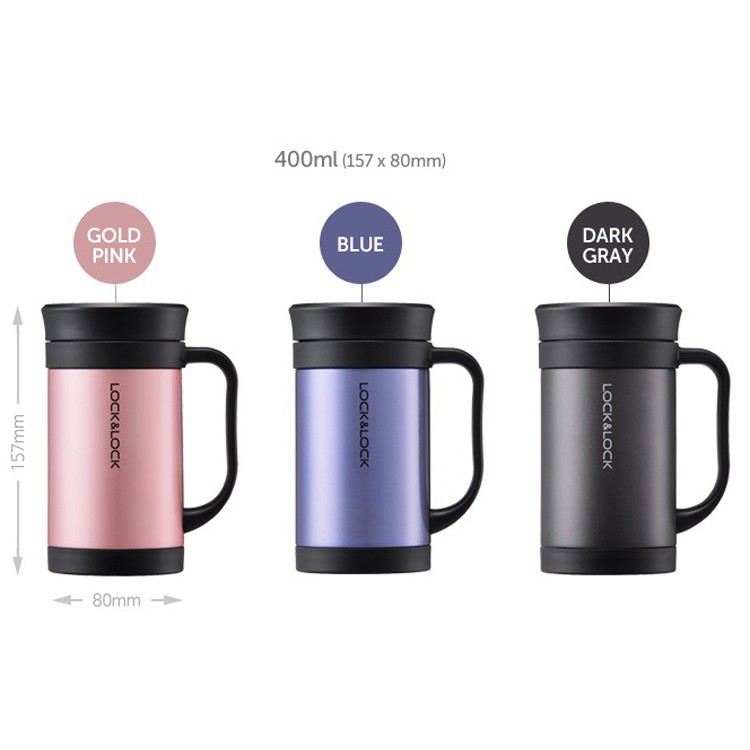 Ly Giữ Nhiệt Lock&amp;Lock Classic Tea Mug LHC4030 [400ML]