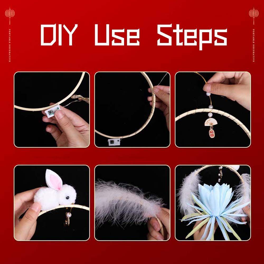 Lồng Đèn Hình Thỏ Dễ Thương Trang Trí Nhà Cửa DIY