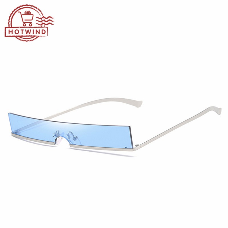 Kính mát gọng kim loại chữ nhật phong cách vintage