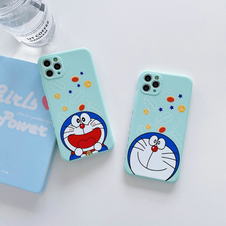 Shockproof Casing Oppo A93 A94 A31 A52 A92 A53 A15 A15S A73 A54 A7 2018 A5s A12 A3s A5 A12e A9 A5 2020 A1K A37 A83 A57 A39 Neo 9 F1s F9 F3 Lite F5 F5Youth F11 Pro Cute Doraemon Cartoon Anti-fall Soft Phone Case