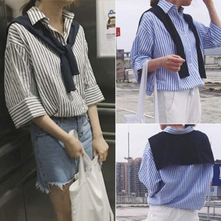 Áo Choàng vai giả áo sơ mi