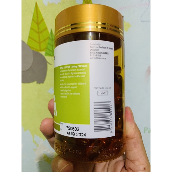 Mầm đậu nành Healthy Care Super Lecithin đẹp da, đào thải độc tố gan, cân bằng nội tiết tố