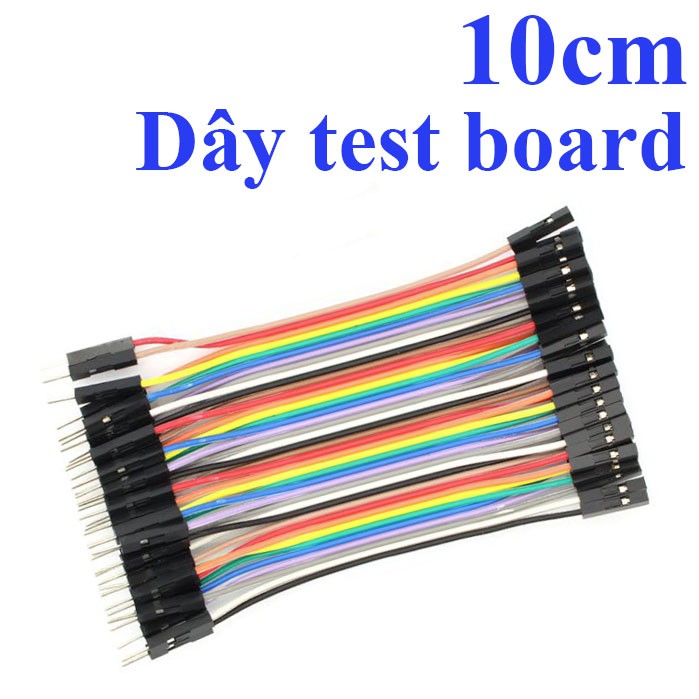 40 Dây Test Board Đực - Cái 10cm (có bán lẻ)