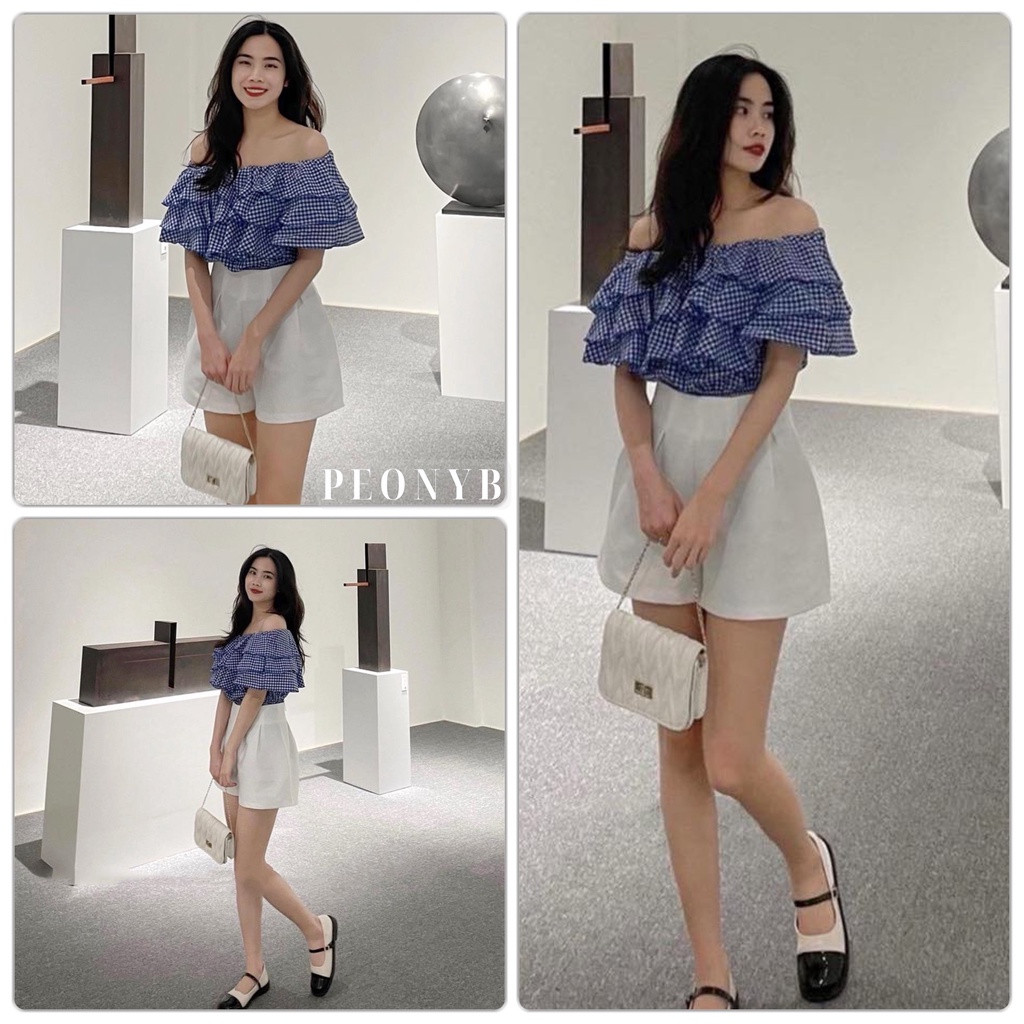 🌸 Bộ đồ thun kiểu kèm quần short ống rộng mặc đi biển hàn quốc Ulzzang 🌸