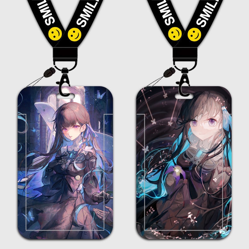 GRAY RAVEN: PUNISHING school card set custom high-value keychain slide cover hanging neck hard shell battle double Pamish Selena Lanyin phantom