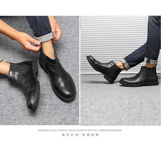 Giày Chelsea boots da bò