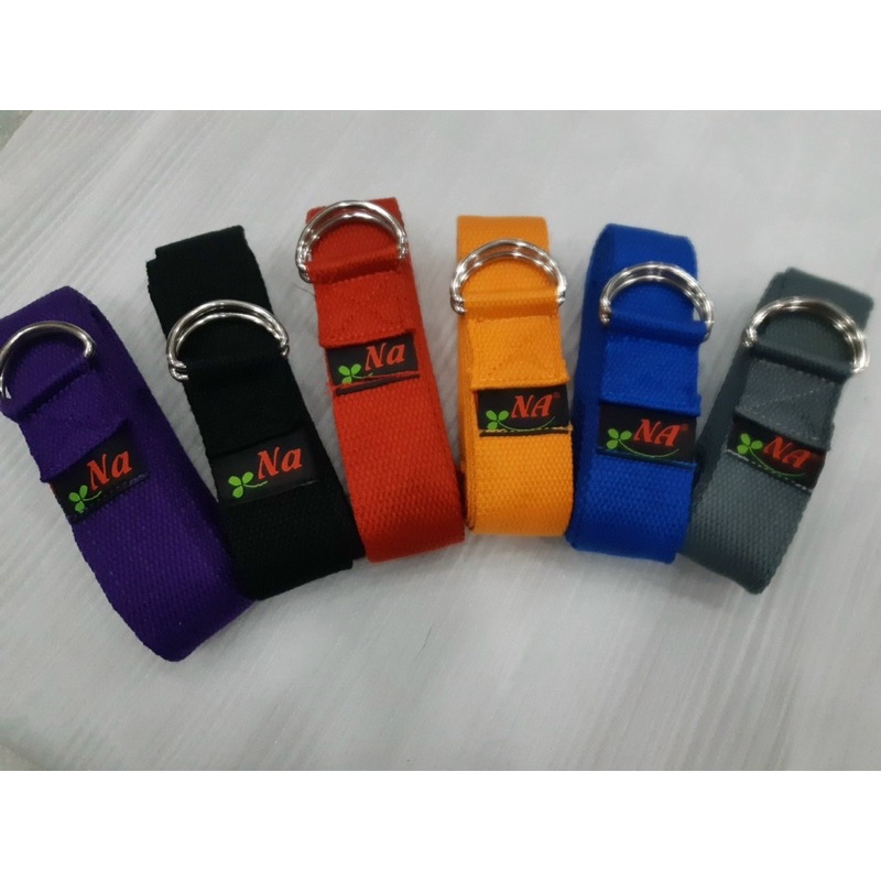 2,3m Dây Tập Yoga Dài2.3m Rộng 3.8cm, Dày 2mm, Chất Liệu Cotton, Nhiều màu